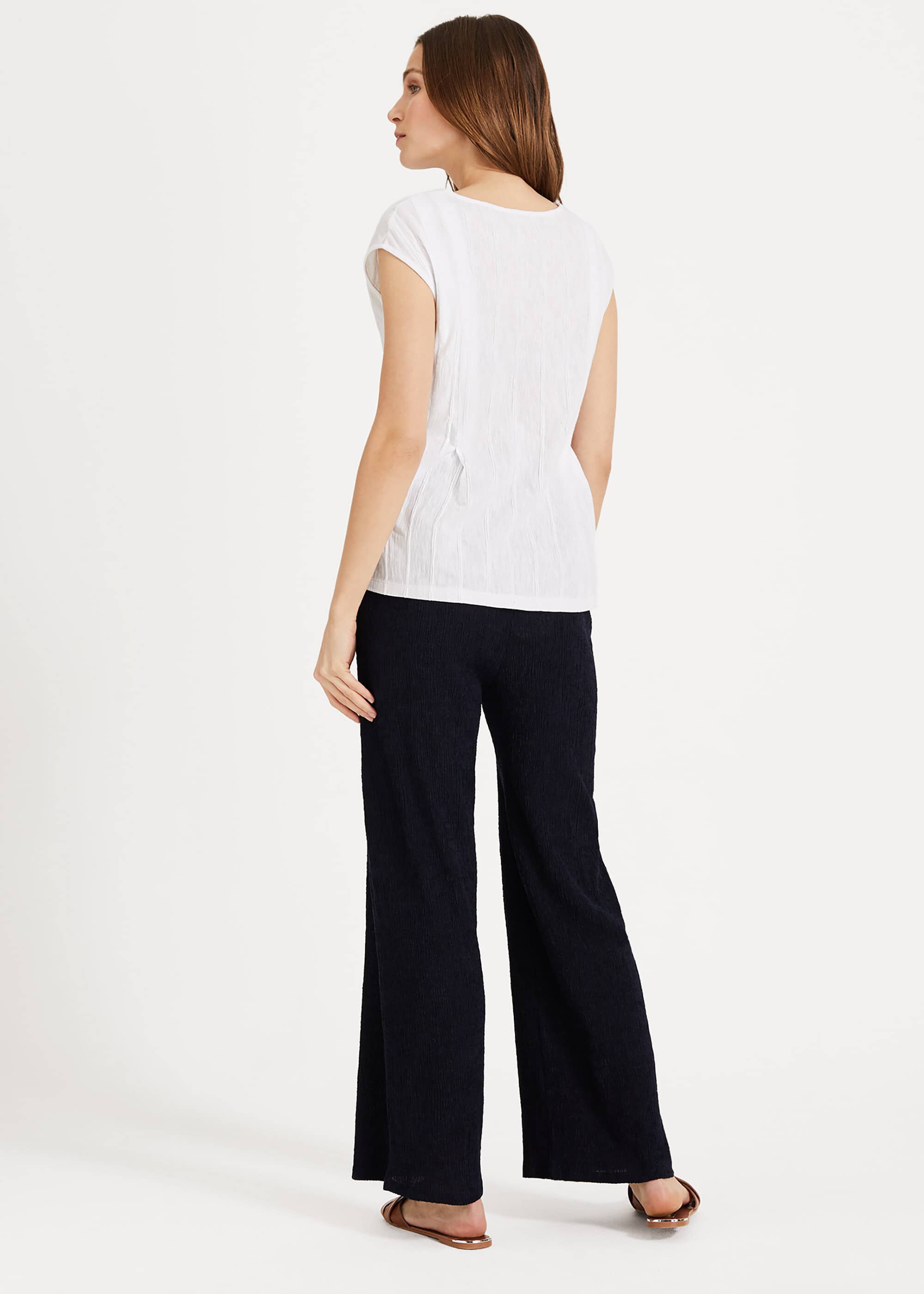 navy beach trousers