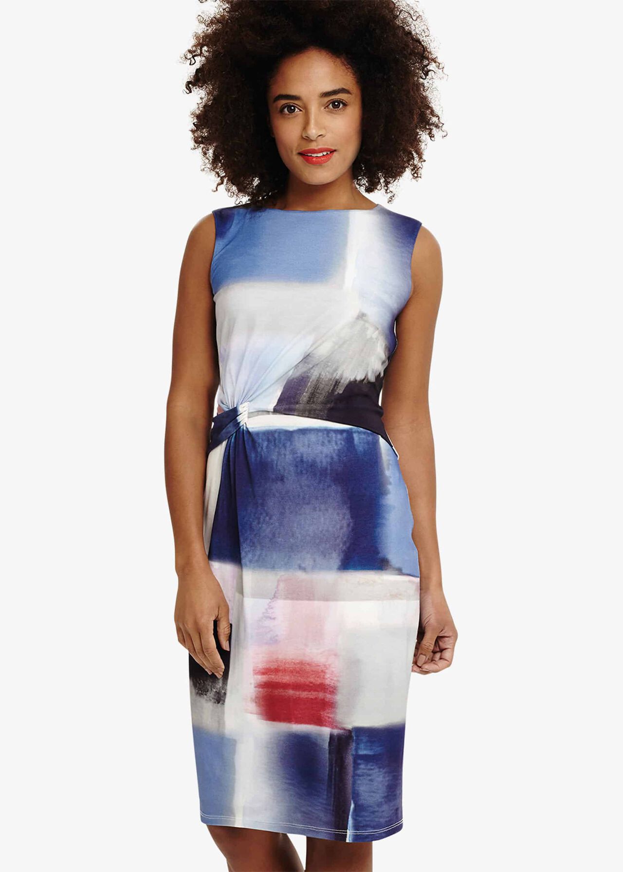 Morandi Print Dress