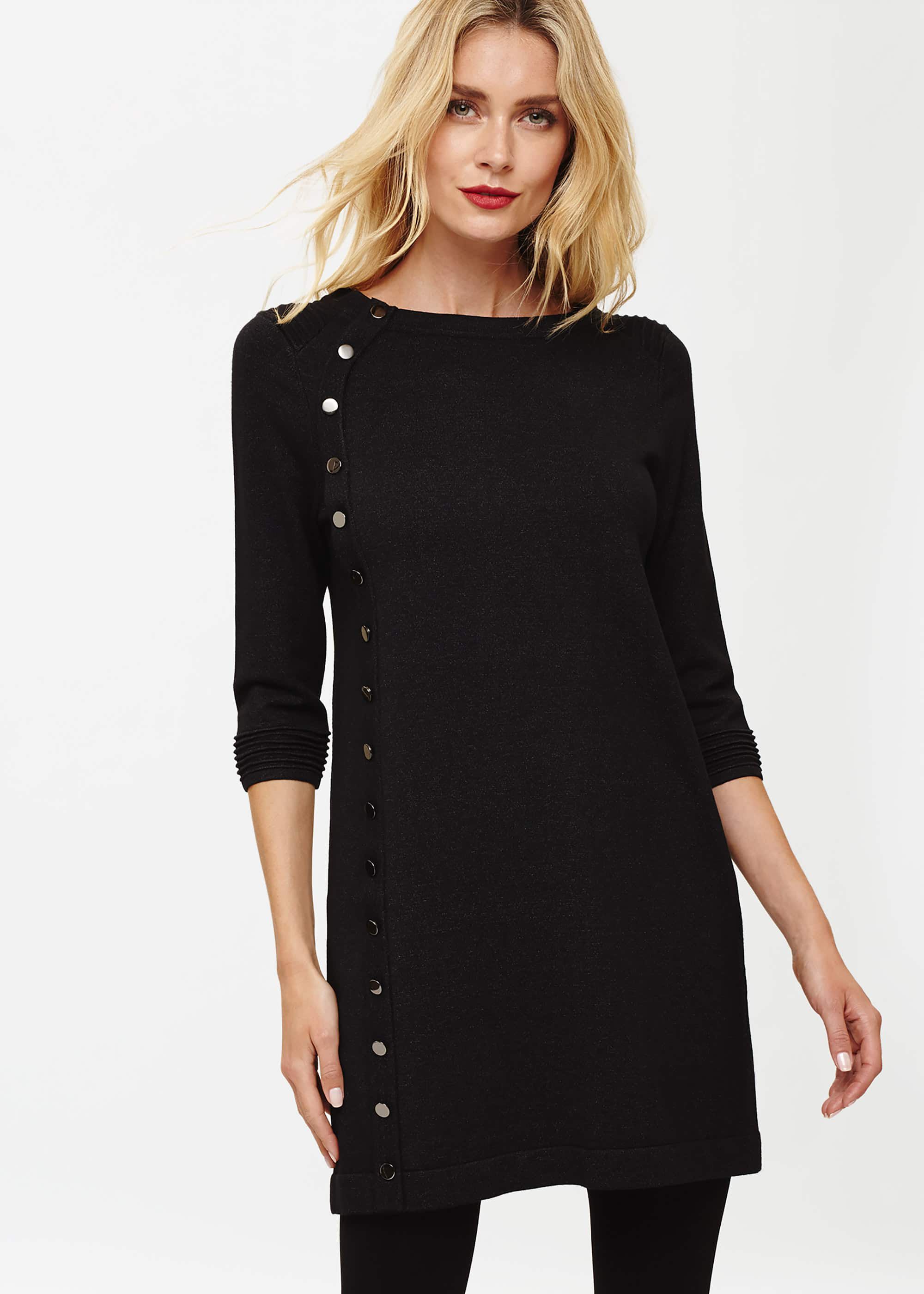 a line party dress with sleeves
