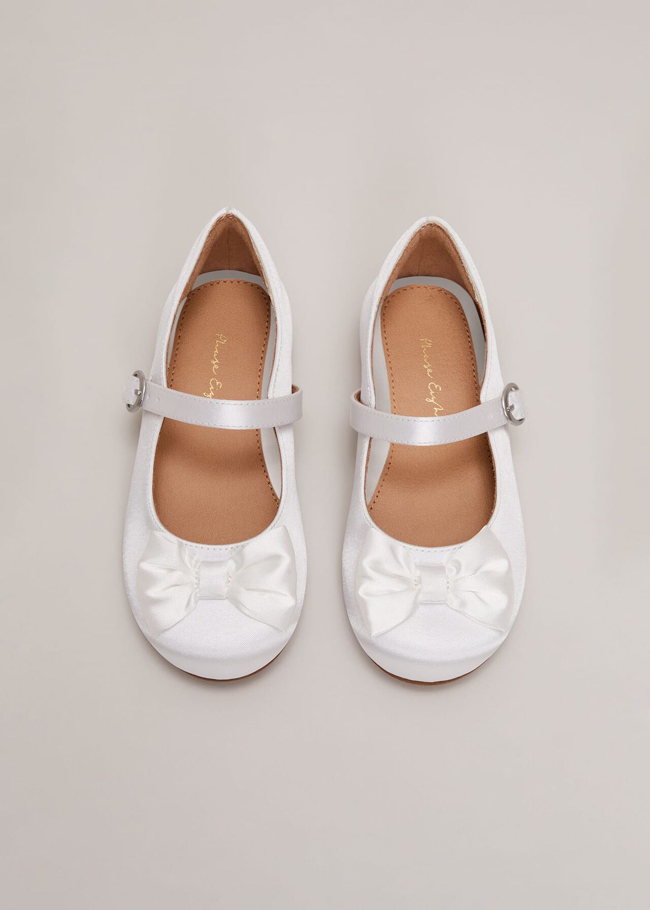 Satin Bow Front Shoes