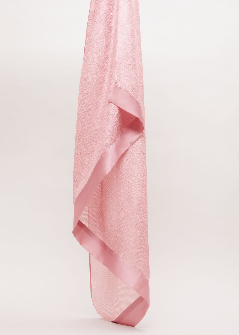 Satin Trim Scarf