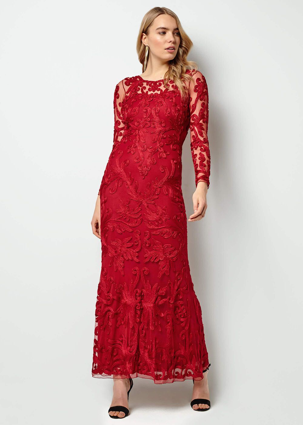 chinese dress ladies Austere Lace Dress Set