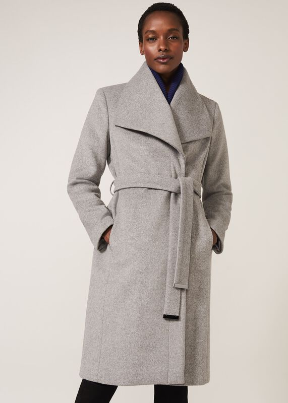 Nicci Belted Wool Coat