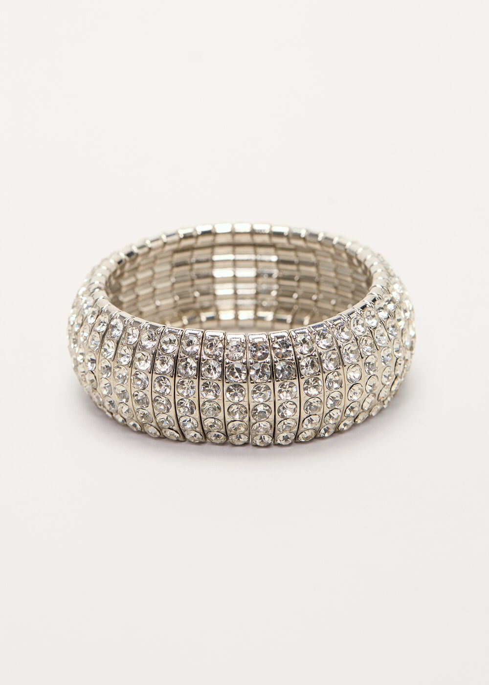 Silver Sparkle Stretch Bracelet