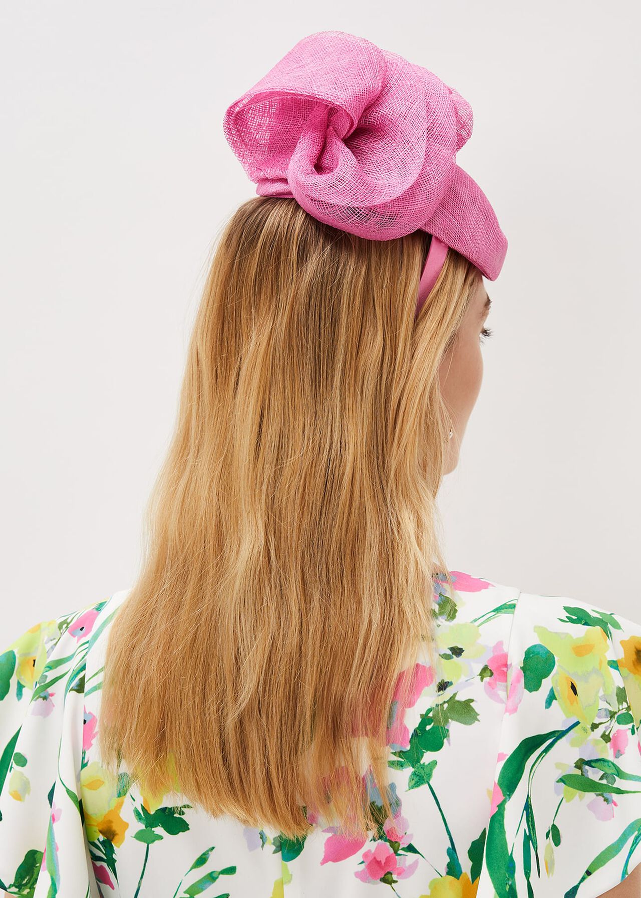 Soft Pleat Detail Pillbox Fascinator