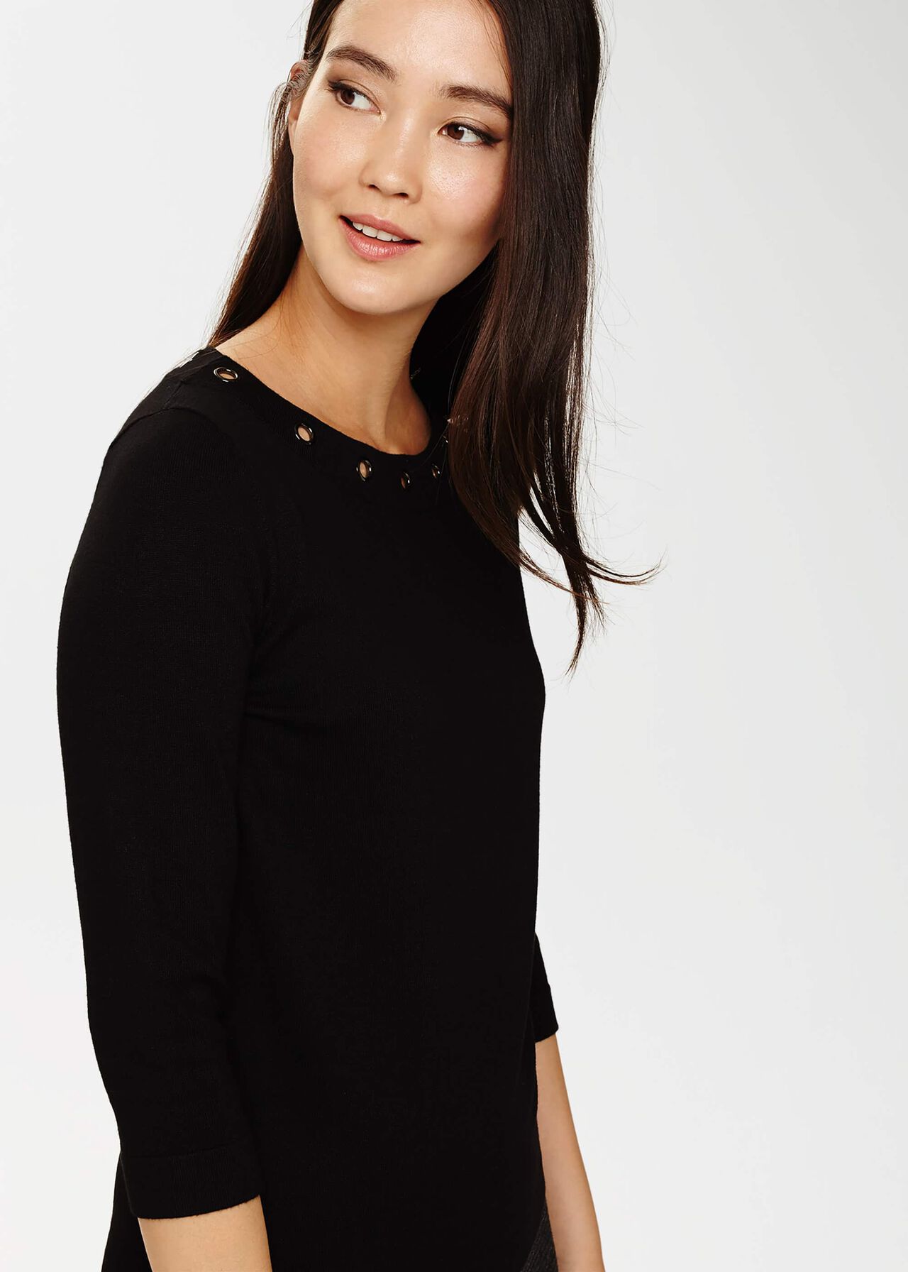 Dominica Eyelet Knitted Top