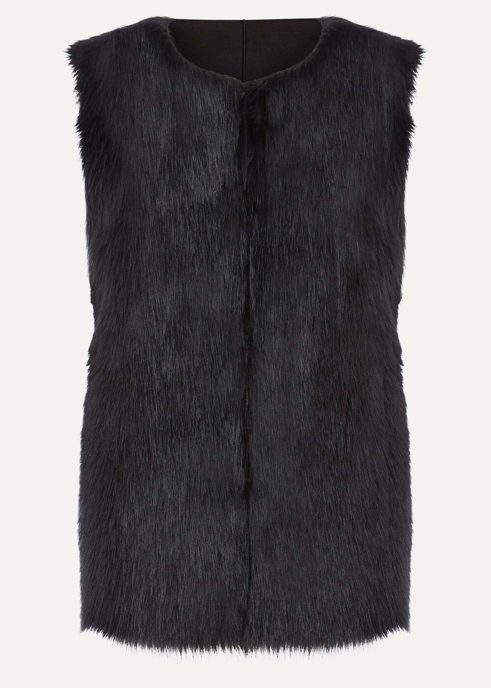 Ella Longline Reversible Faux Fur Gilet