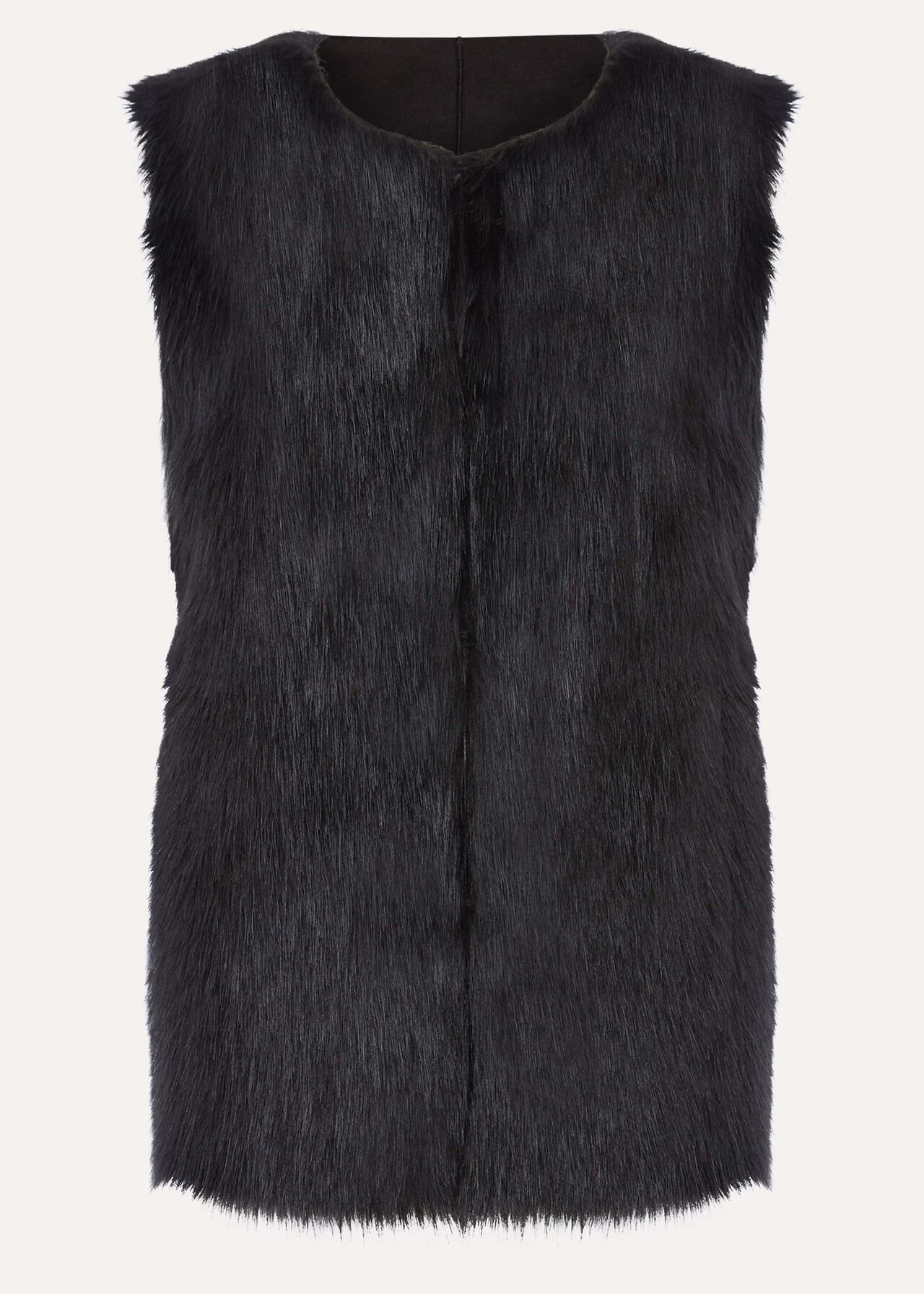 Ella Longline Reversible Faux Fur Gilet