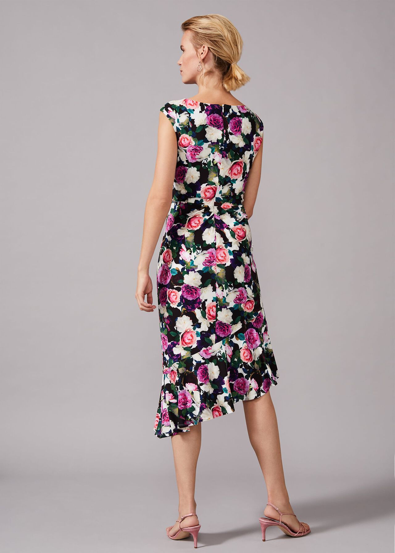 Adriana Floral Jersey Dress