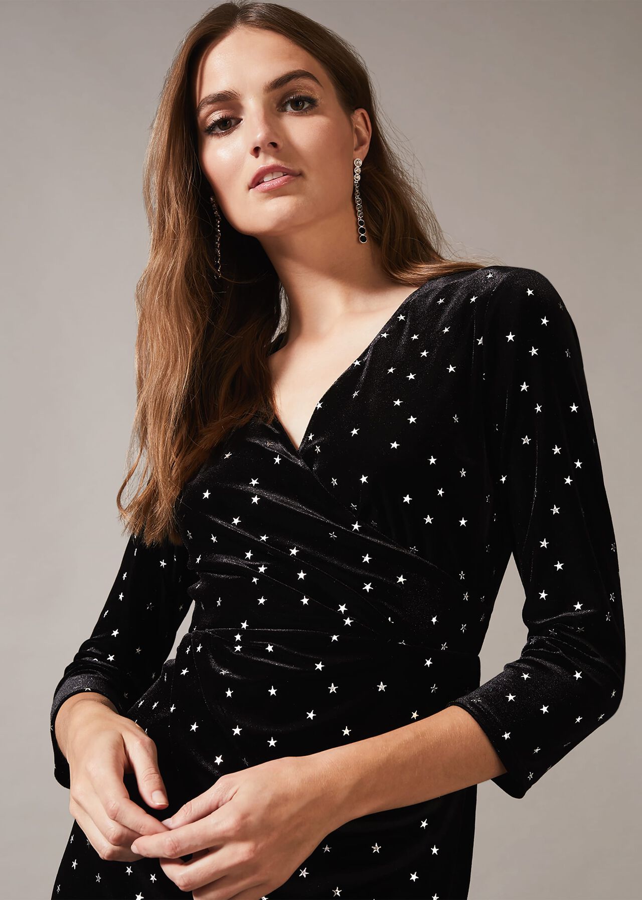 Ariane Star Velvet Dress