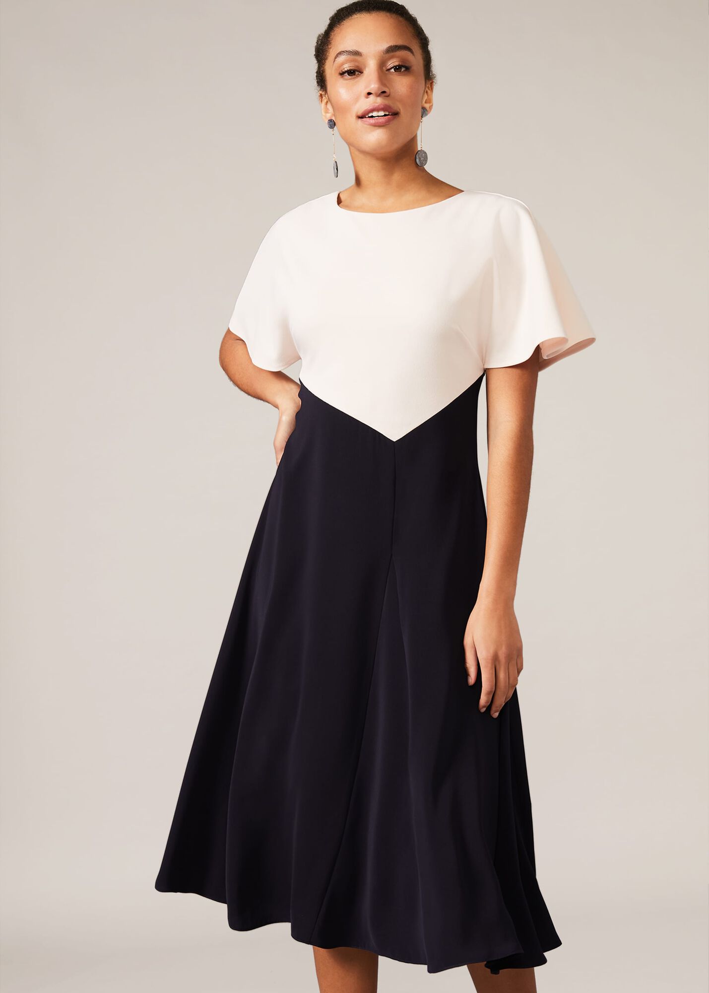 Color Block Swing Dress main image 0
