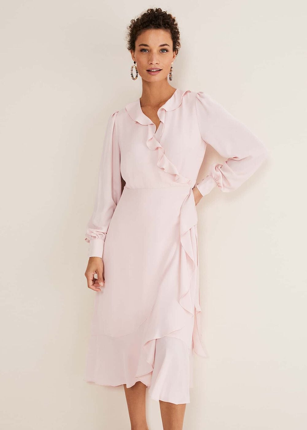 Daisy Ruffle Midi Dress