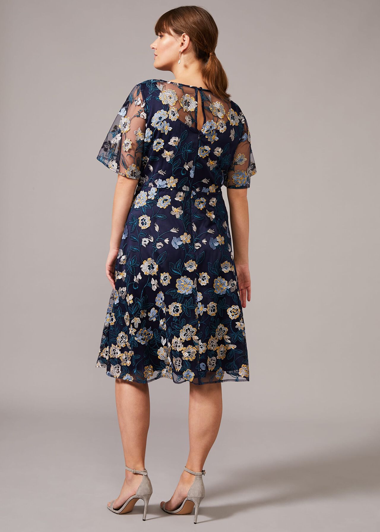 Steff Floral Embroidered Dress