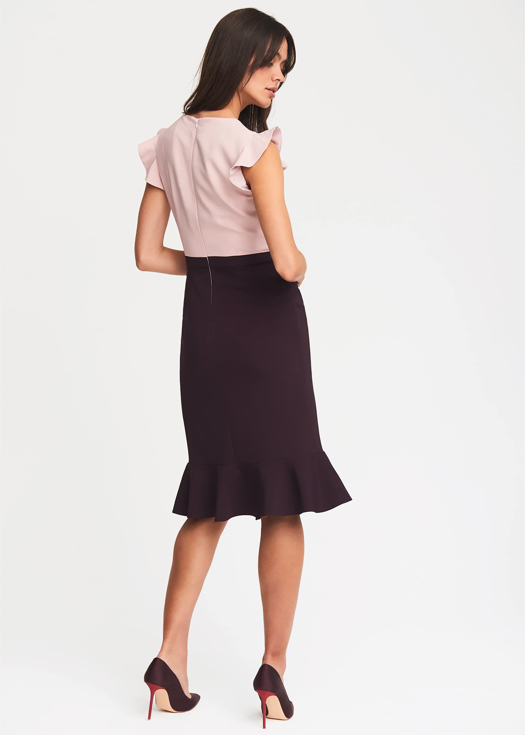 phase eight stella bow detail dress