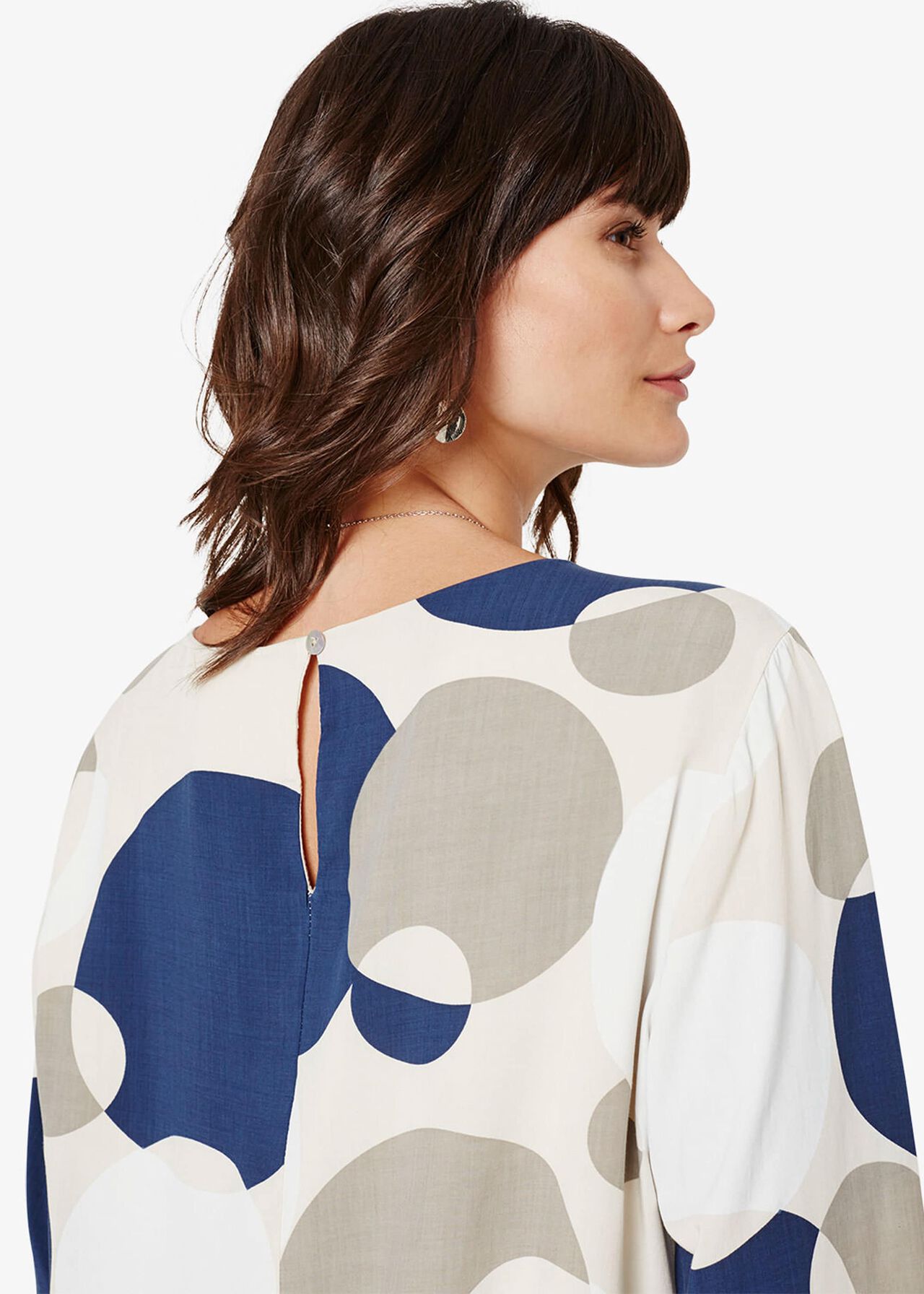 Abstract Spot Blouse