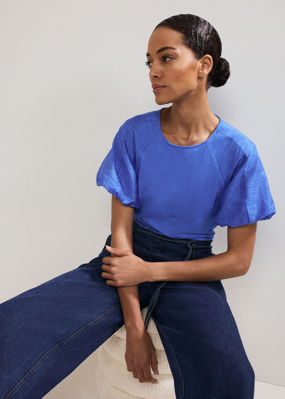 ${product-id}-Tate Puff Sleeve Top-Blue-${view-type}