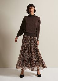 Annalise Lurex Batwing Jumper