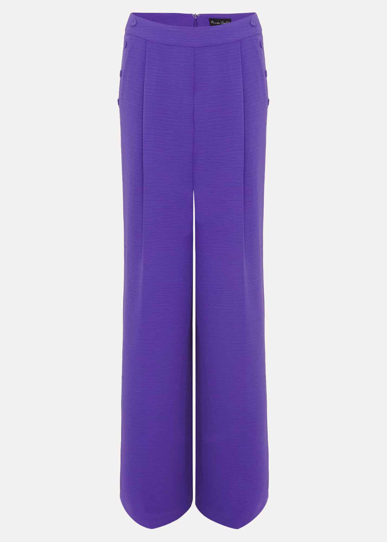 Azylnn Purple Wide Leg Trousers