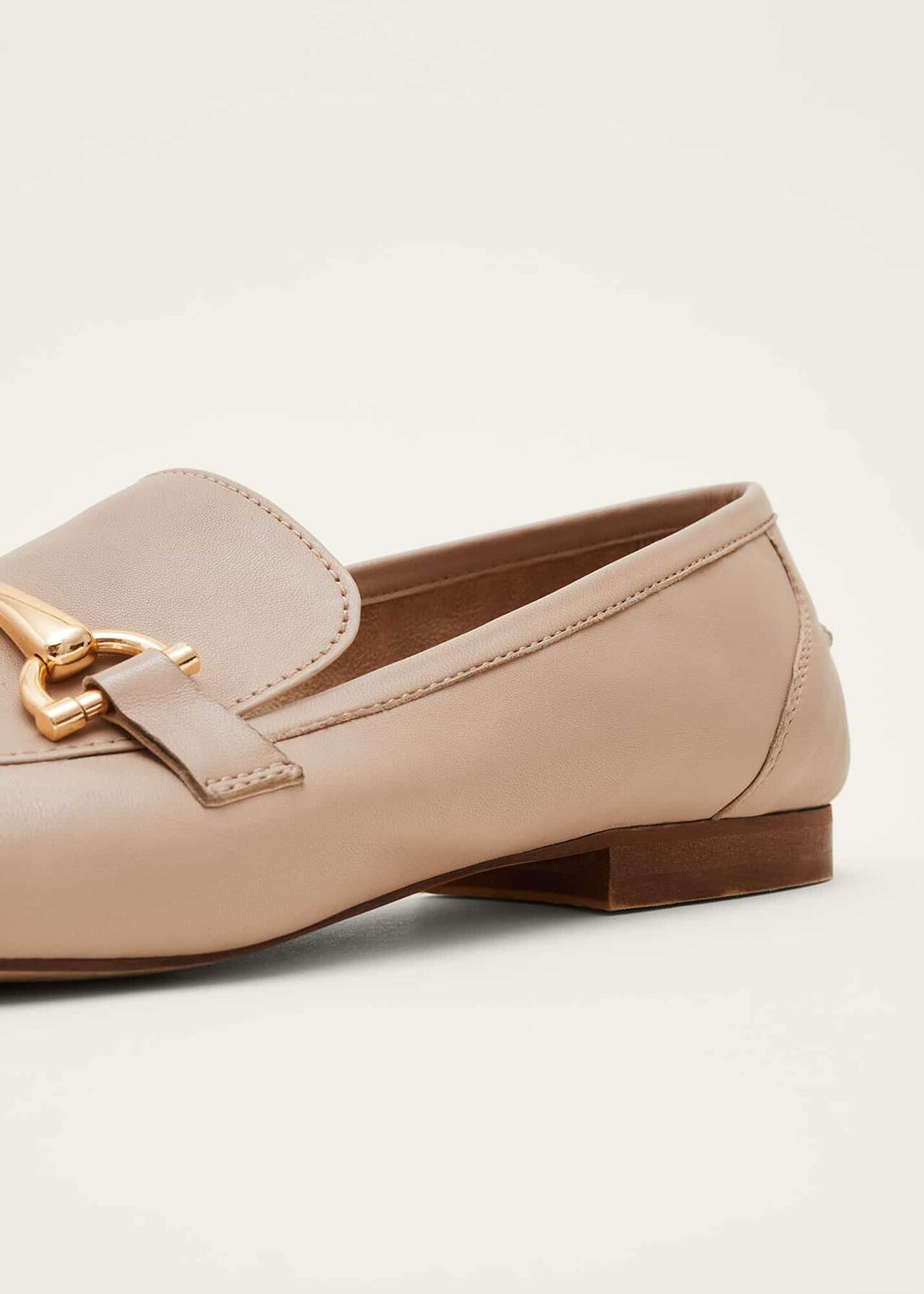 T-Bar Leather Loafers