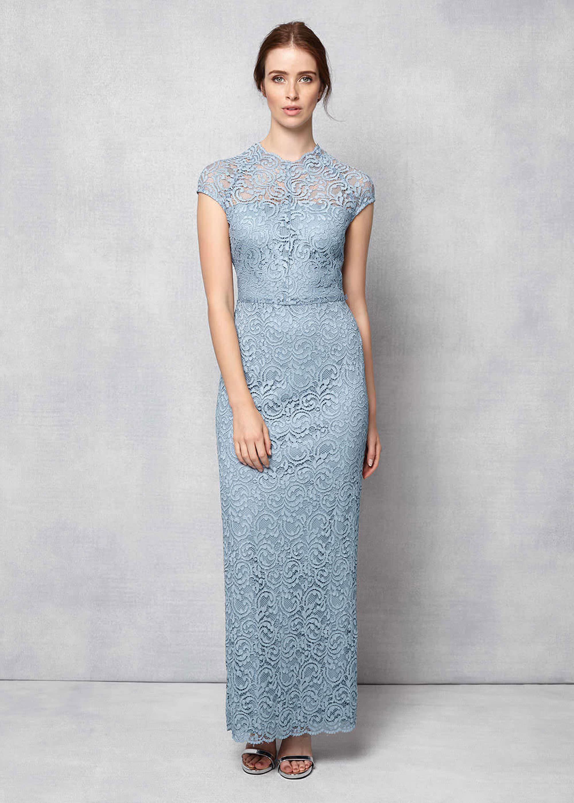 Phase eight blue lace dress top