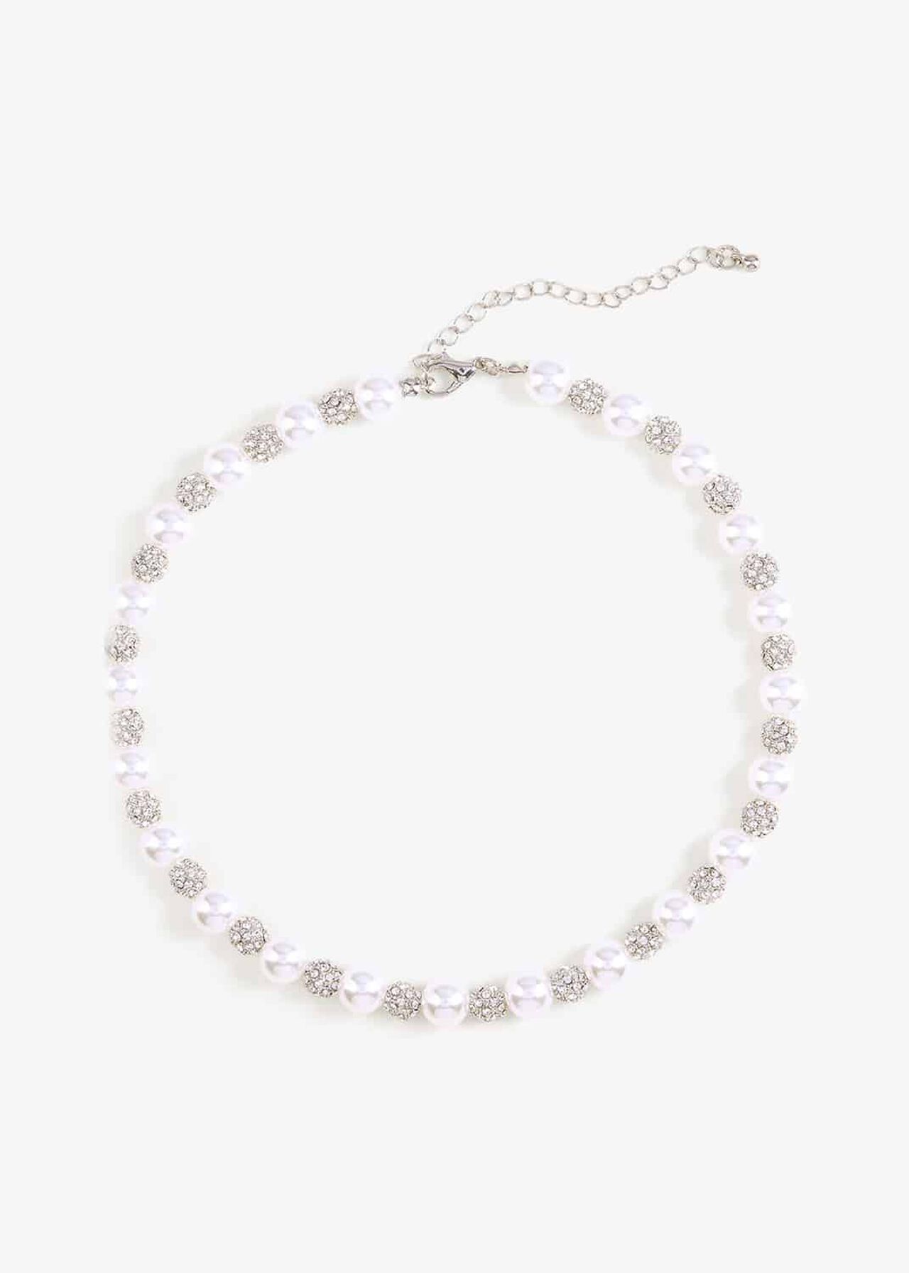 Avalia Pearl And Pave Necklace