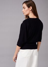 Sylvia Cutwork Sleeve Jumper