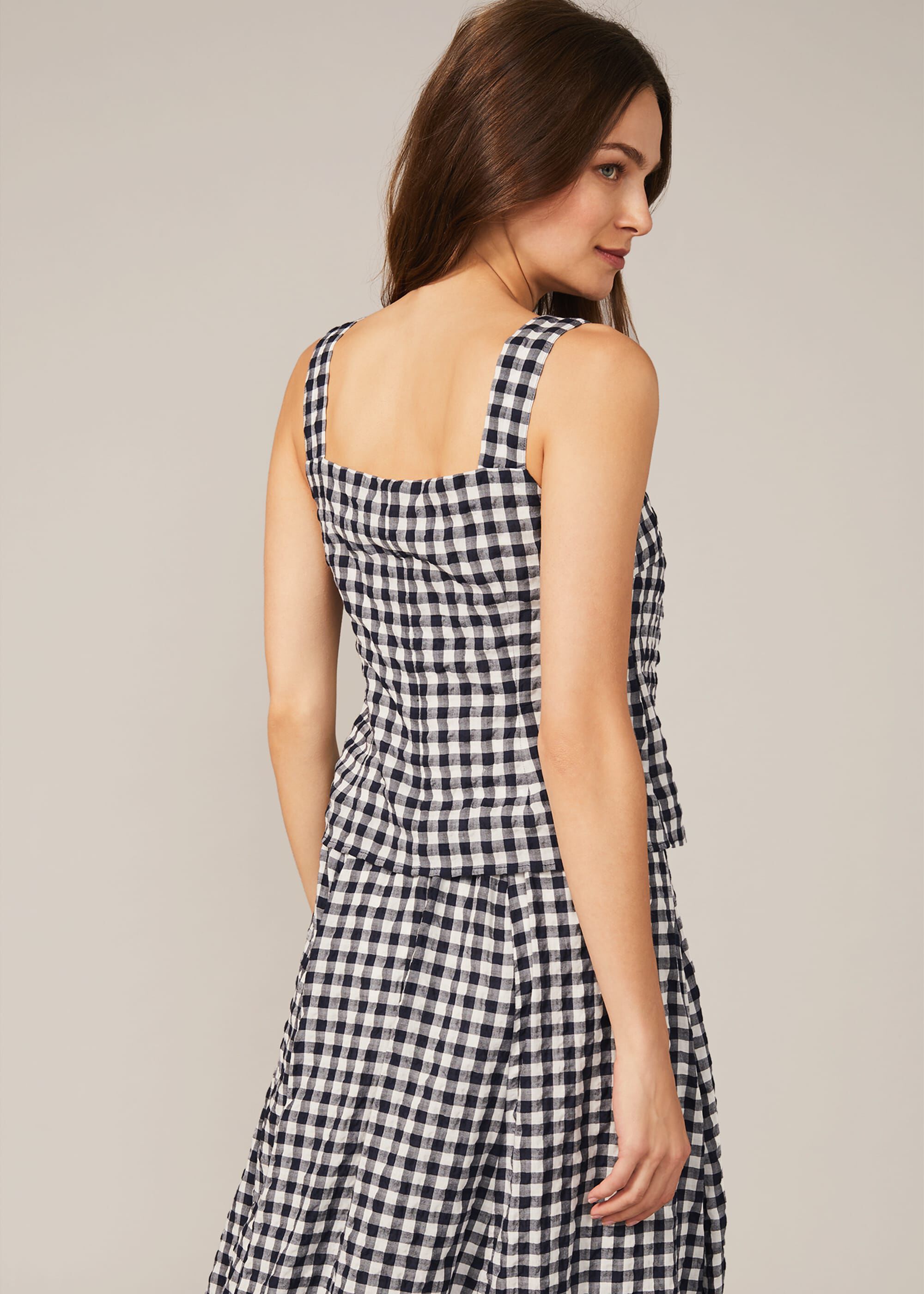 Gingham Frill Skirt
