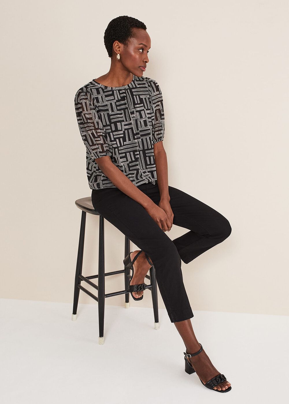 Rea Mesh Top