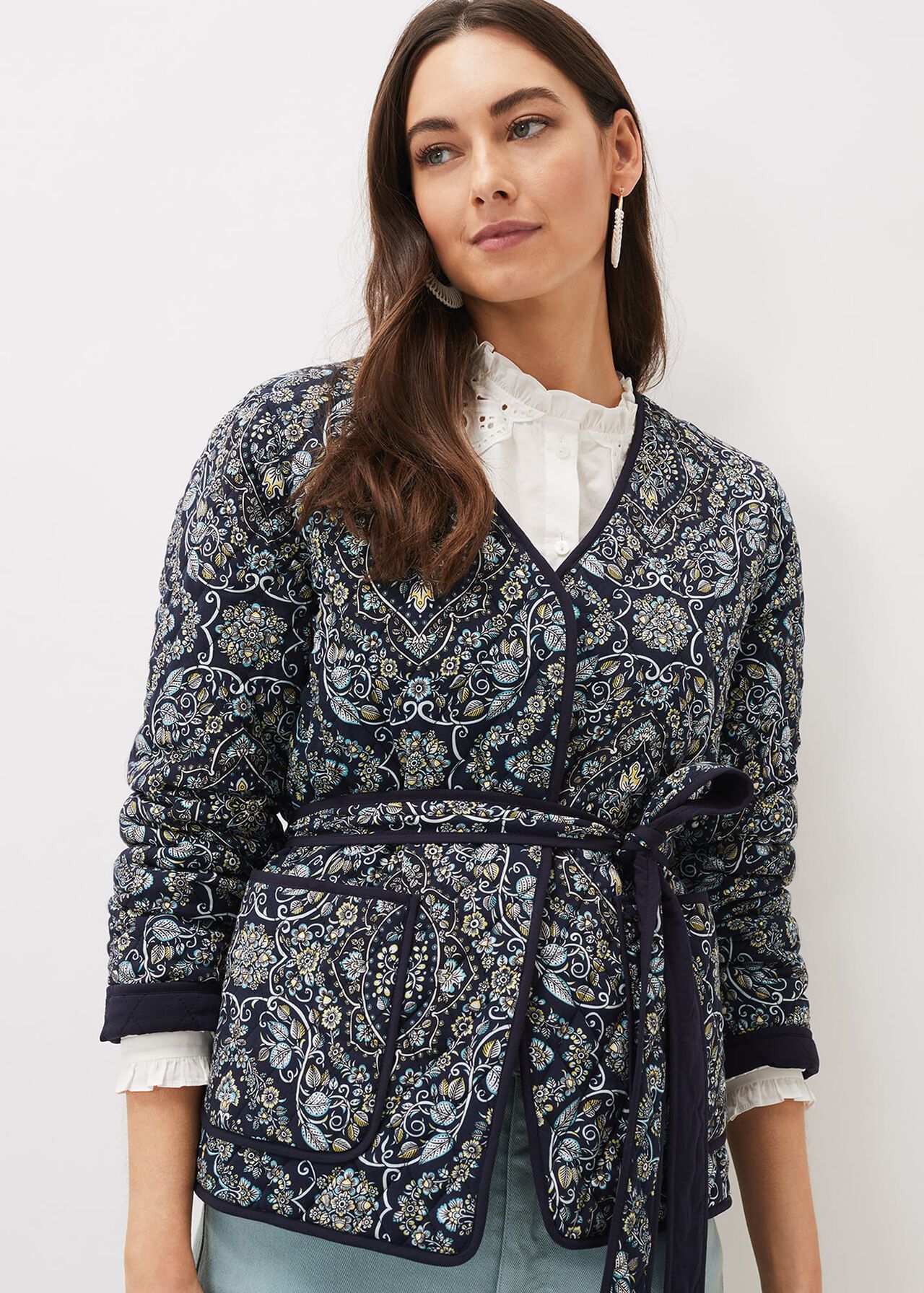 Polly Paisley Reversible Quilted Jacket
