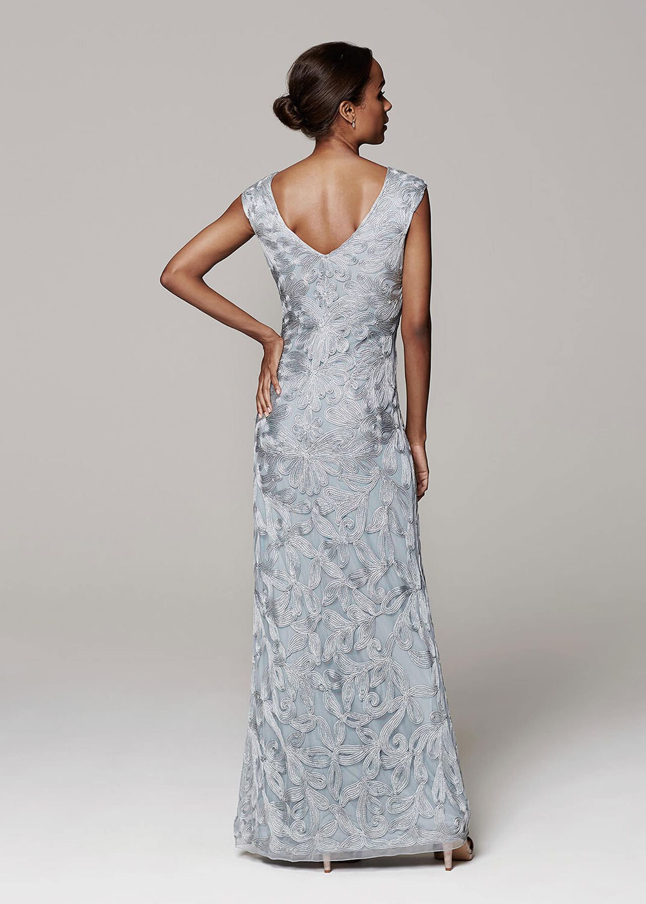 Serenna Tapework Full Length Dress