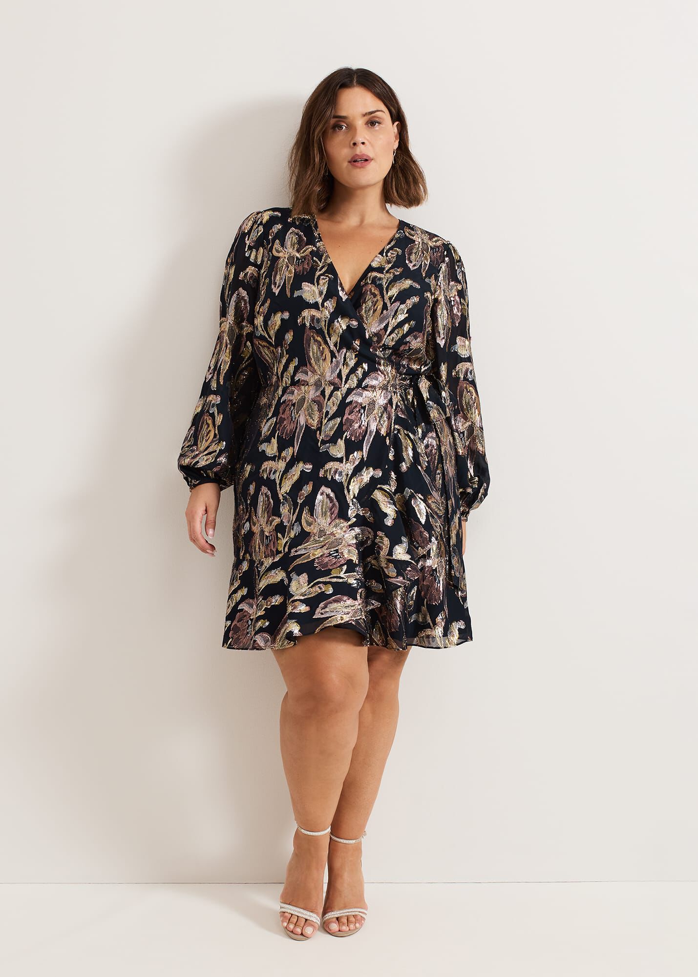 Phase eight amelia stripe dress sale