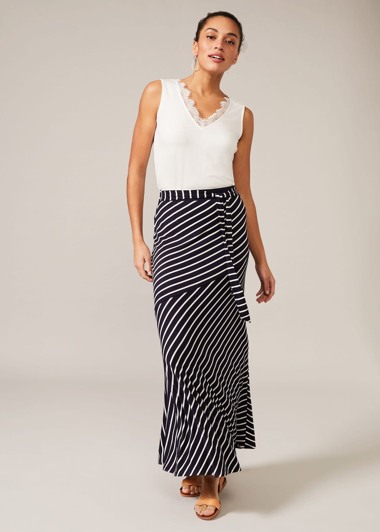 Cheyenne Stripe Maxi Skirt