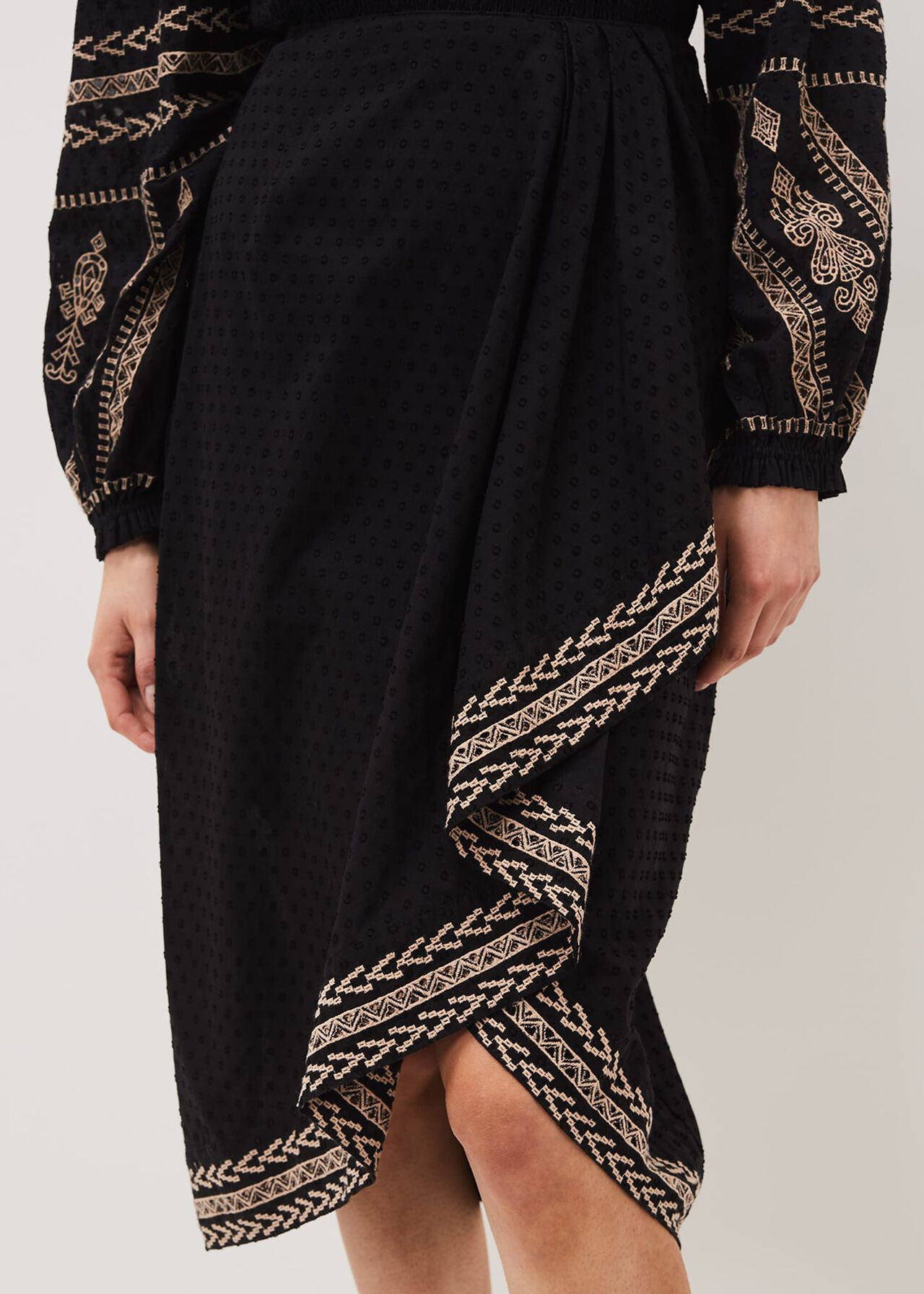 Debby Embroidered Maxi Skirt