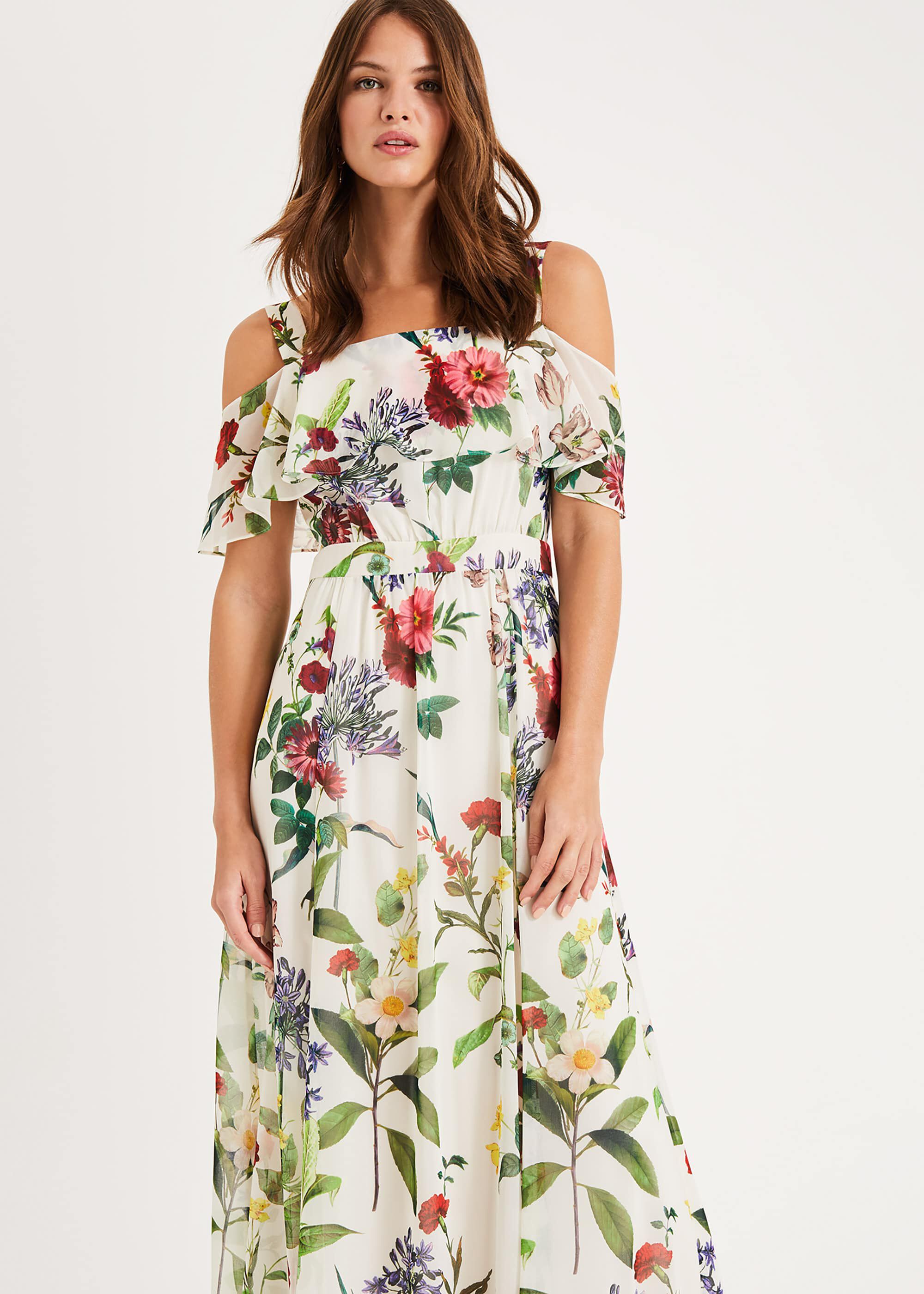 nell floral maxi dress