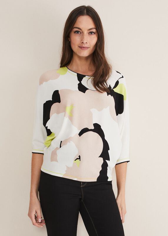 Aletta Floral Knitted Jumper