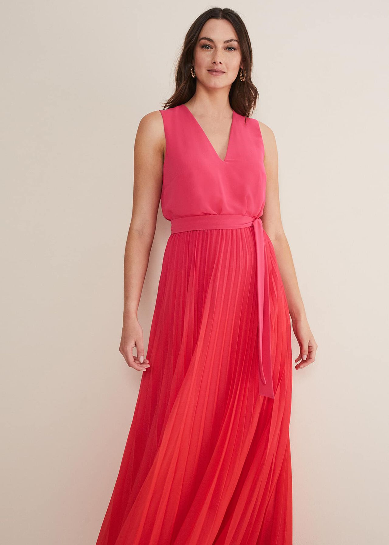 Piper Ombre Pleated Dress
