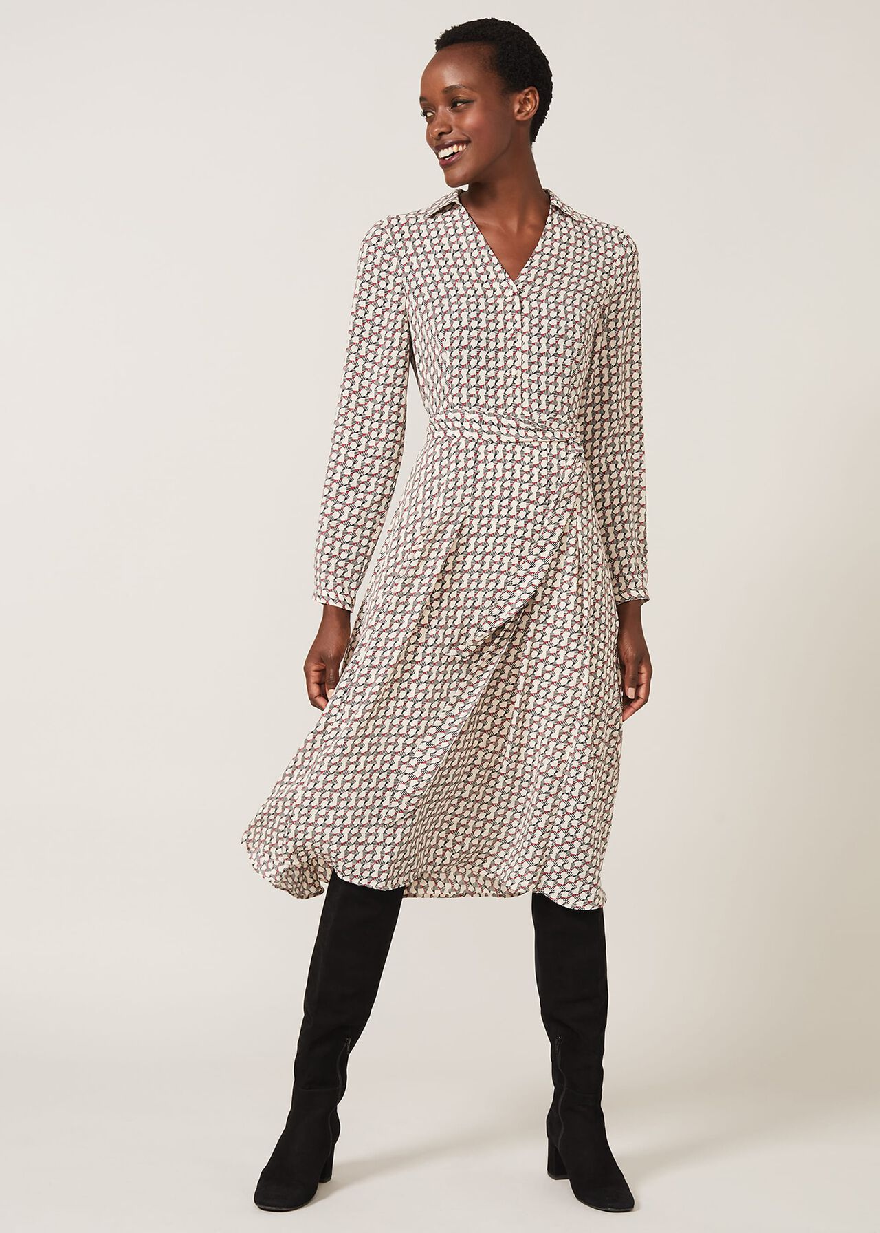 Nellie Geometric Print Dress