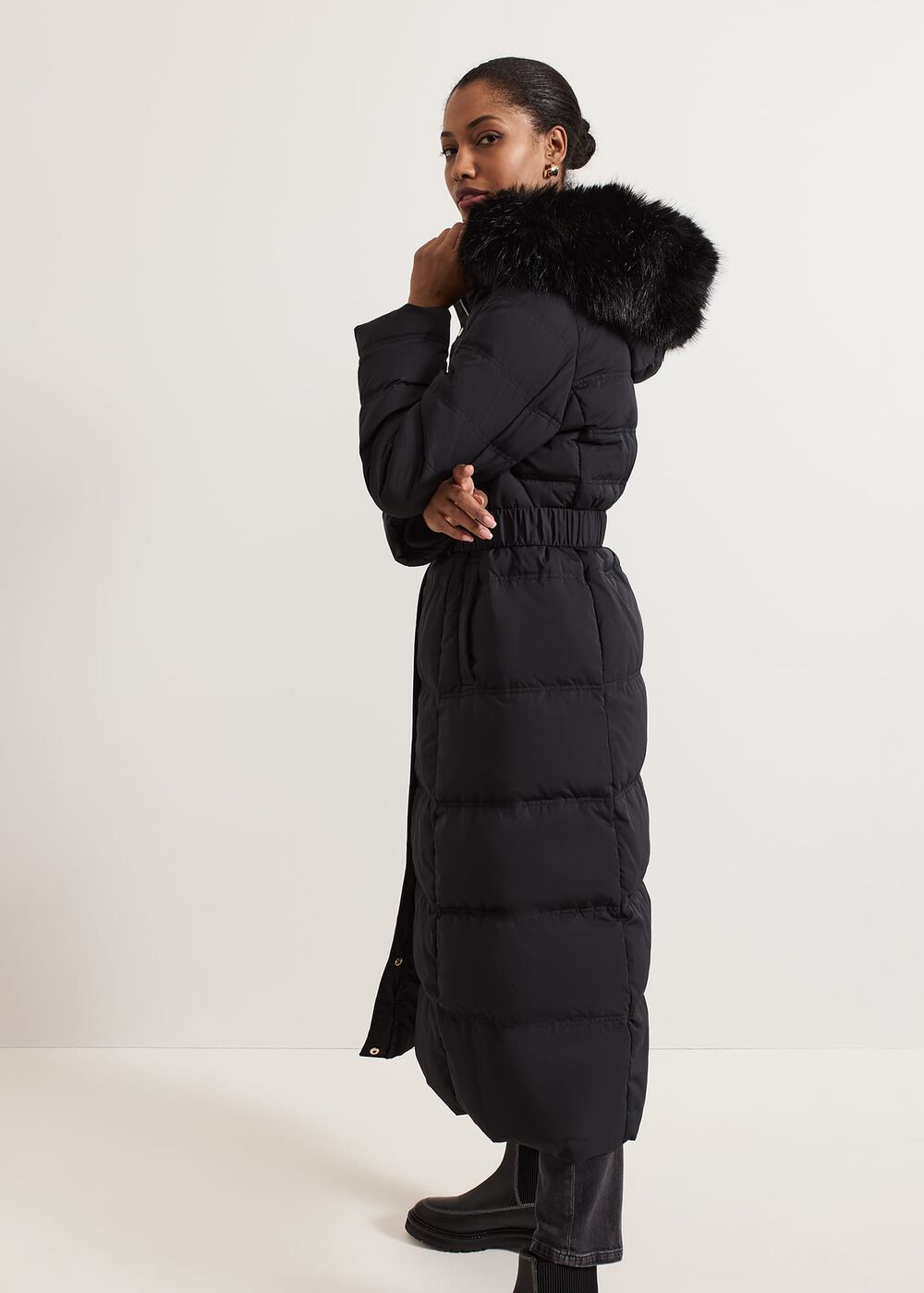 ${product-id}-Dixie Long Fur Hood Puffer-Black-${view-type}
