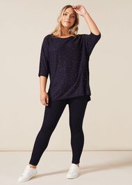Erin Stud Knit Top