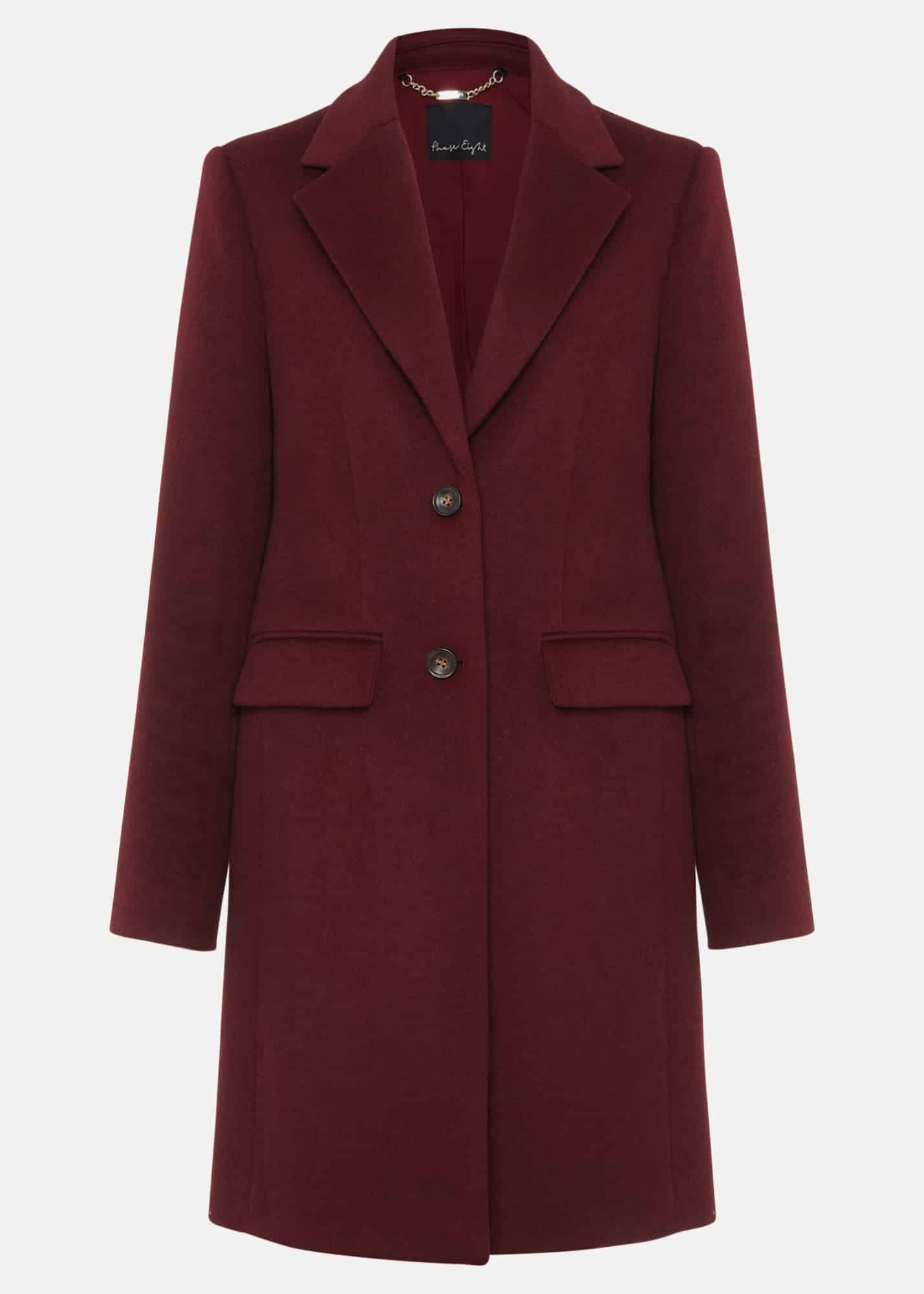 Lydia Blue Wool Smart Coat Phase Eight UK