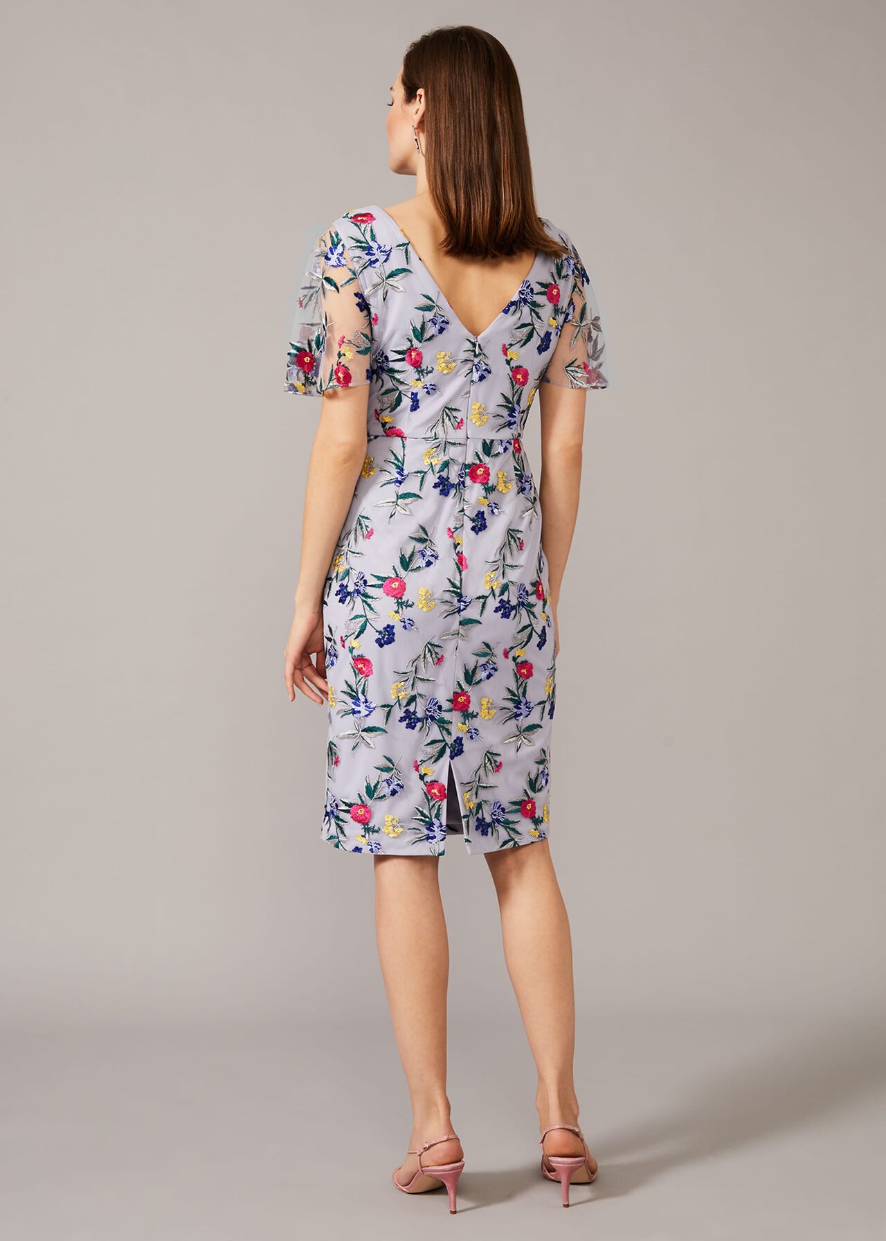Lorie Floral Embroidered Dress