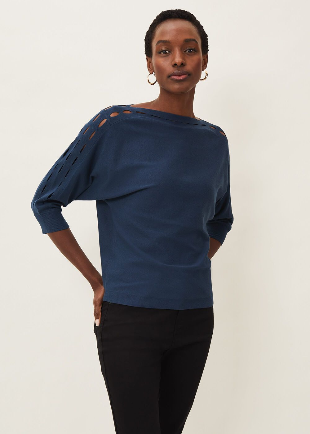 Cristine Batwing Knit Jumper