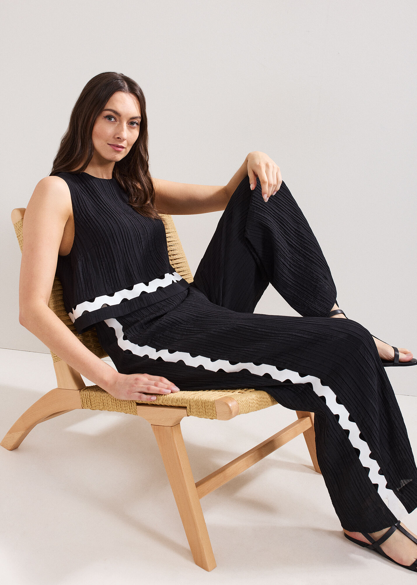 Audrey Scallop Edge Jumpsuit | Phase Eight EU |