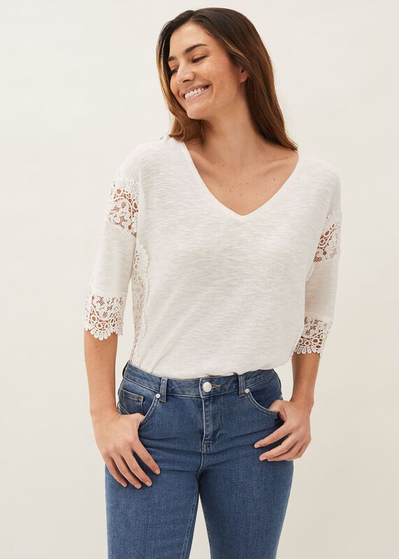 Emili Lace Insert Top