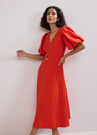 ${product-id}-Zarah Midi Dress-Orange-${view-type}