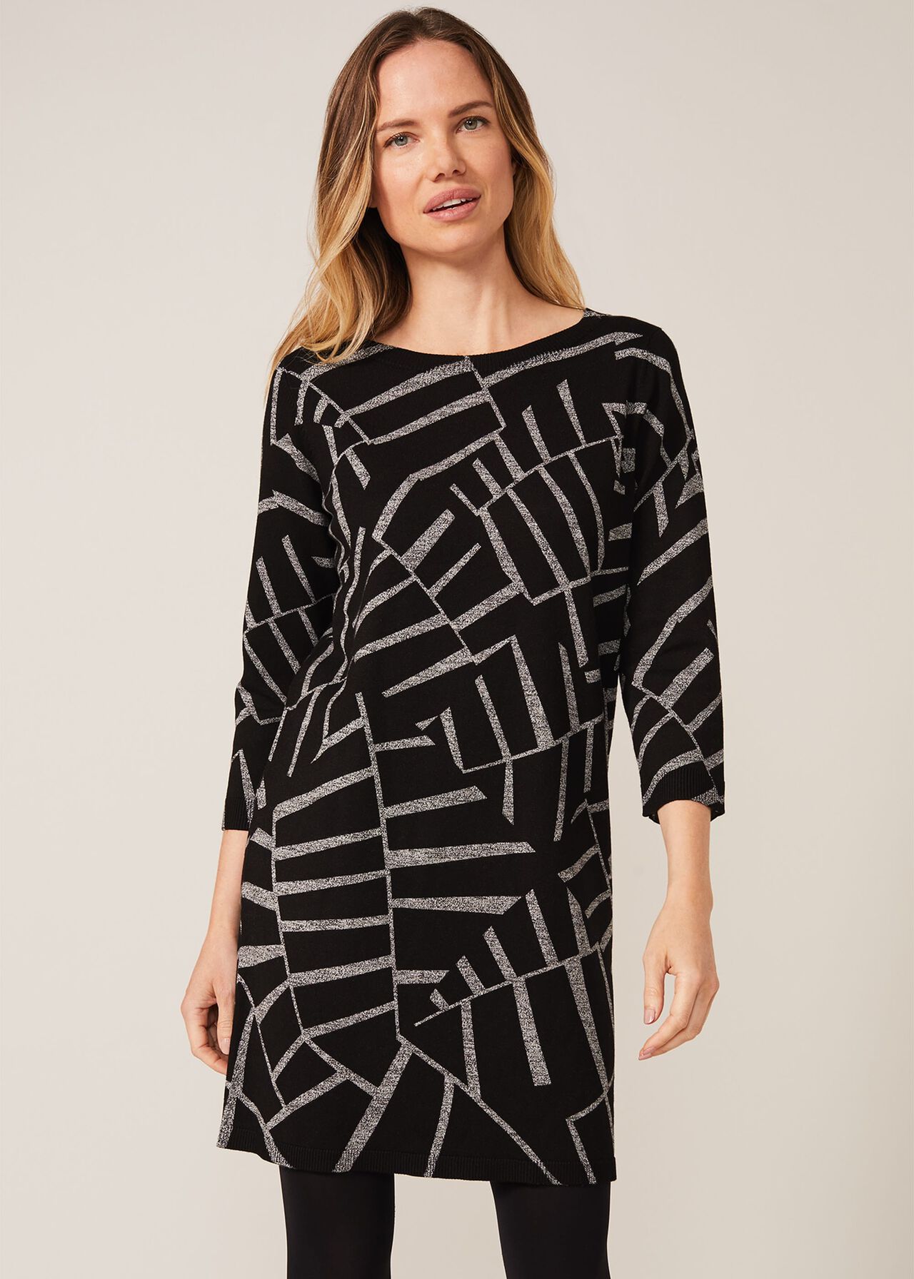 Marthe Abstract Print Knit Dress