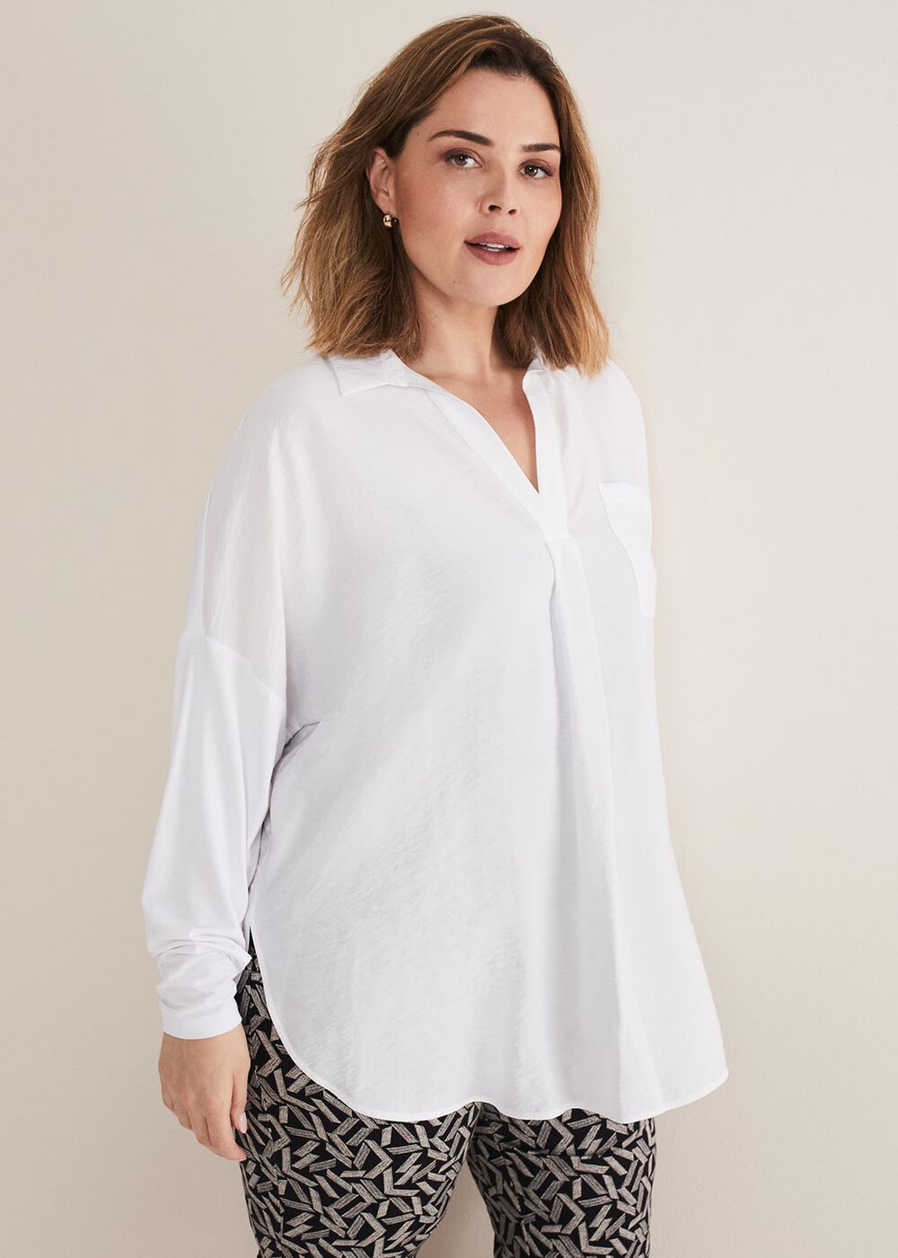 Saskia Woven Front Shirt