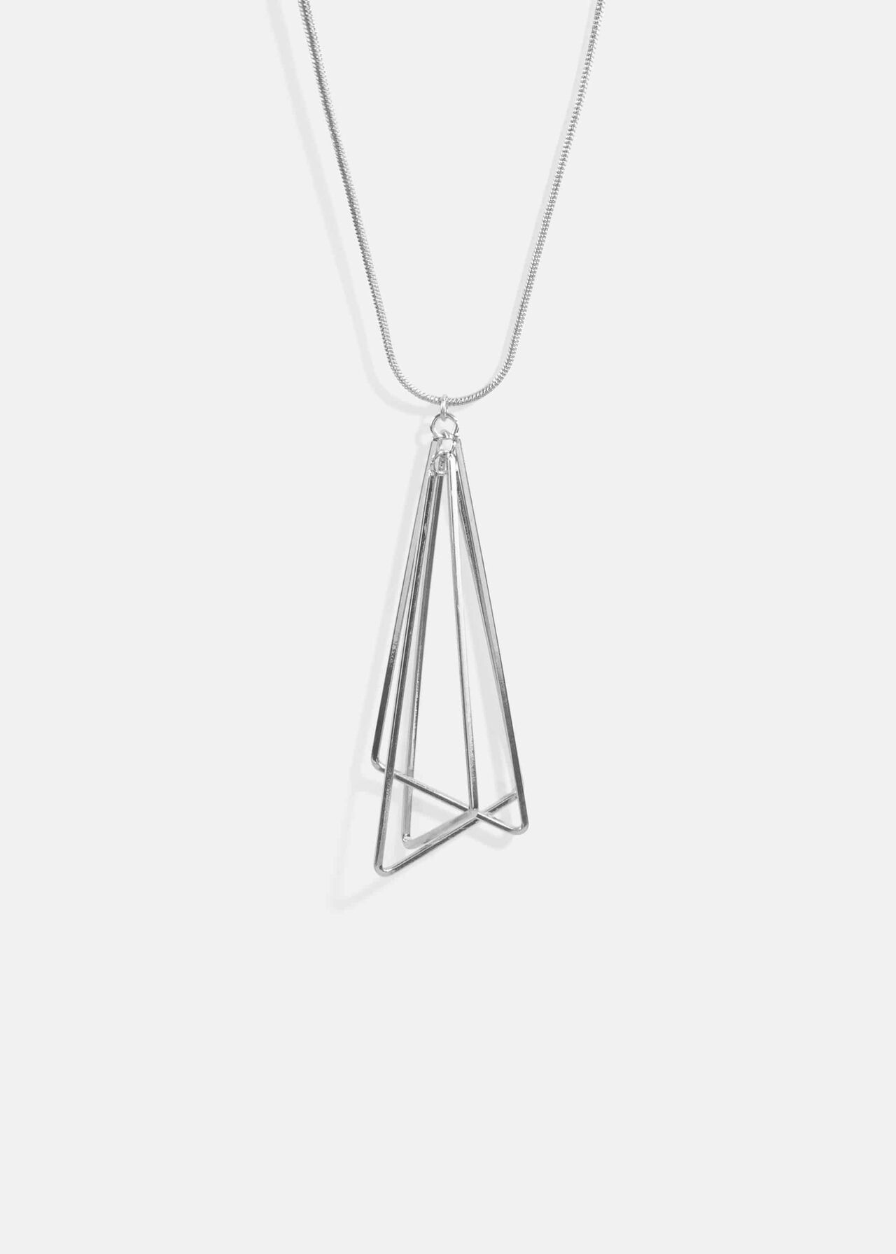 Cindy Triangle Link Necklace