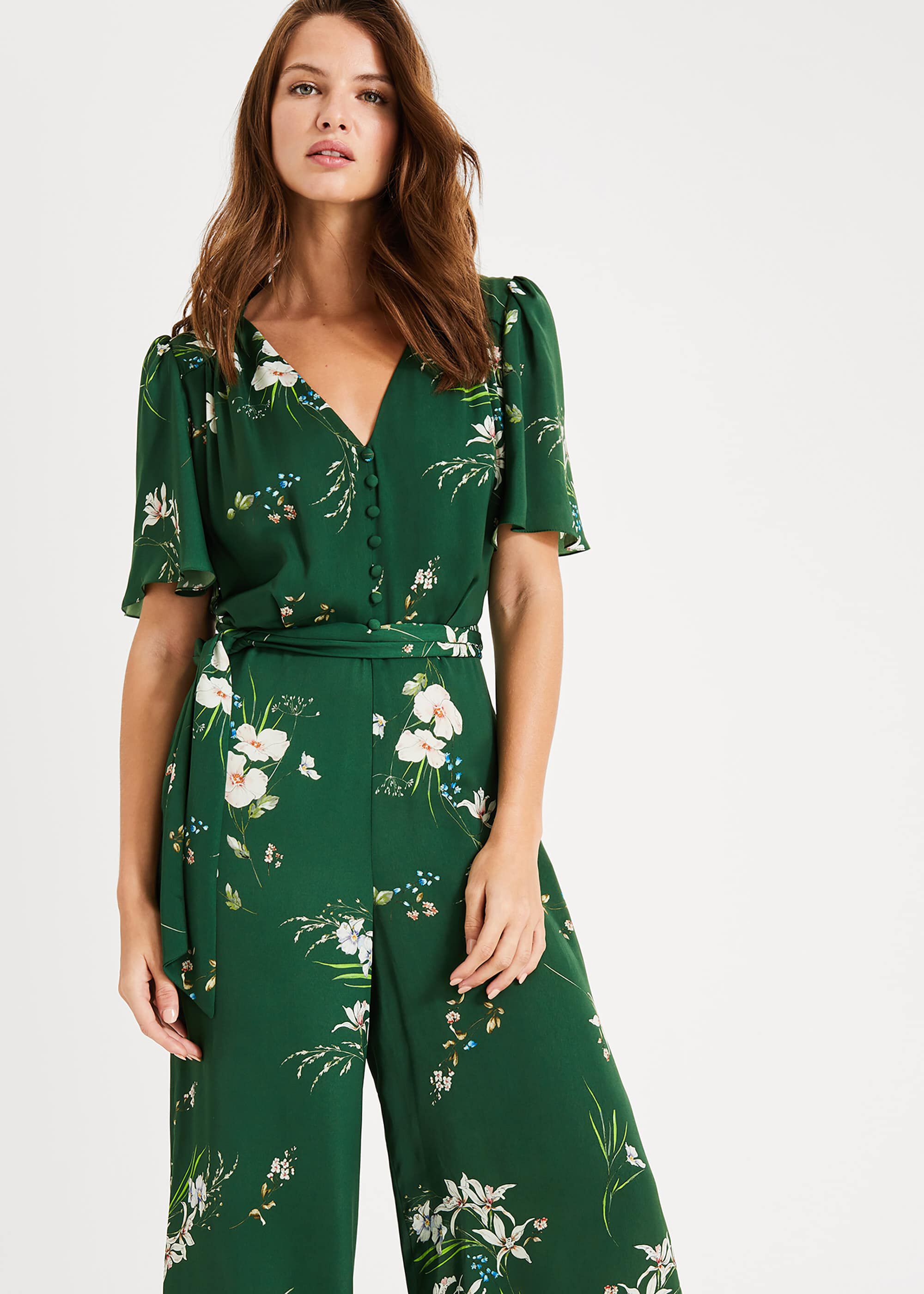 Phase eight outlet green jumpsuit