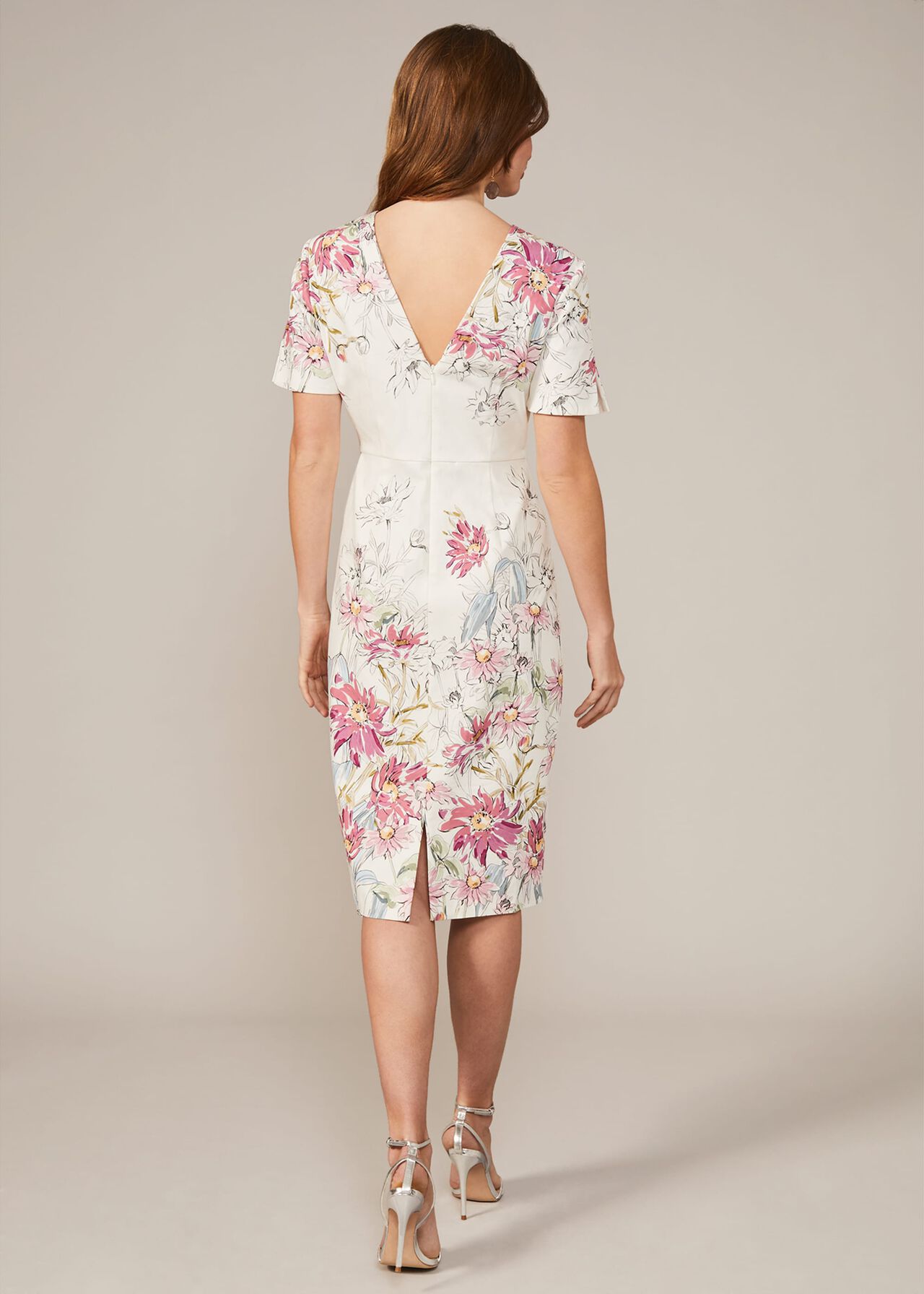 Marie Floral Fitted Dress
